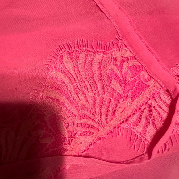Pink Ruffled Robe Intimates Sleepwear - Picture 3 of 3